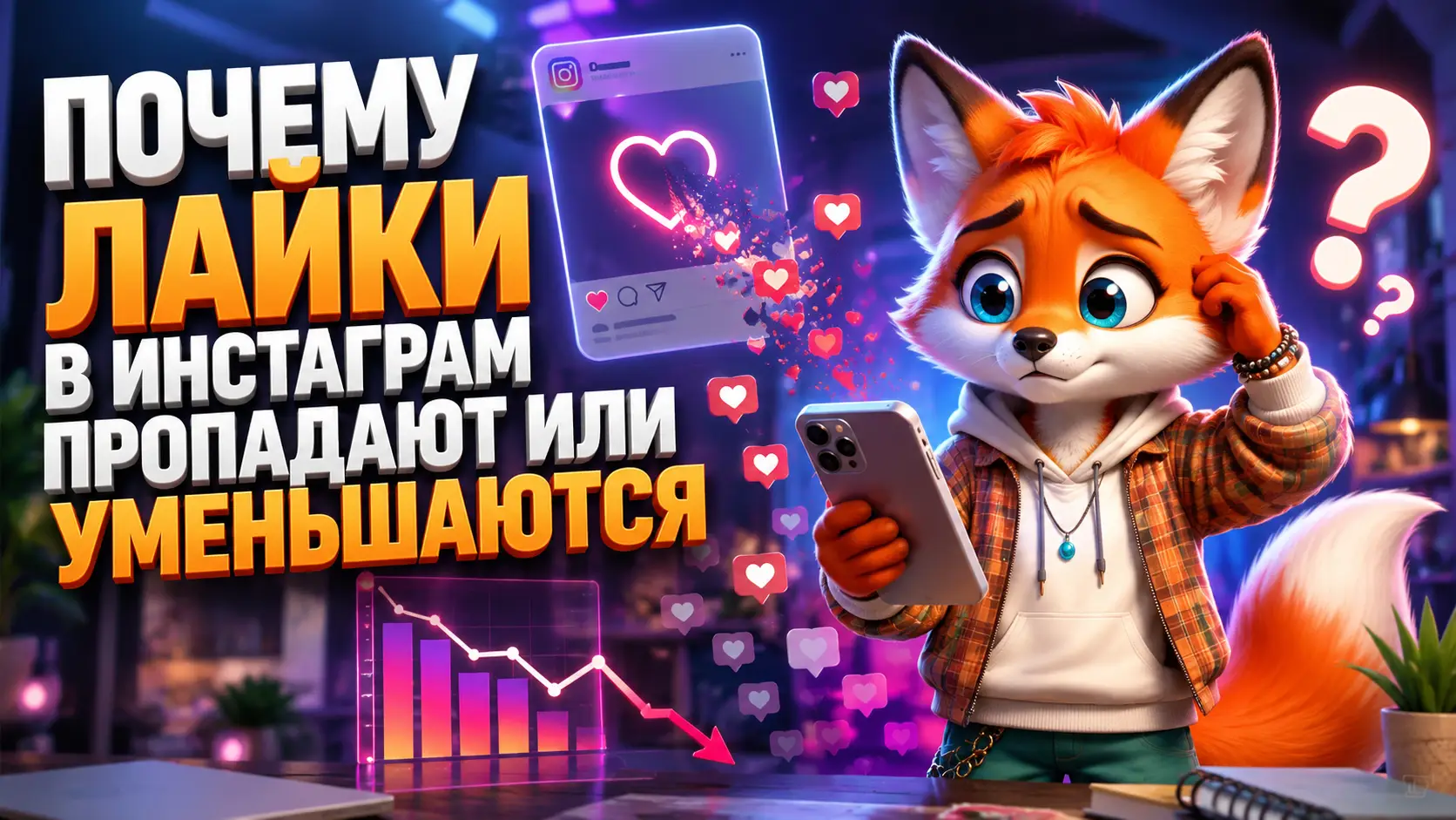 Почему лайки в Инстаграм пропадают или уменьшаются