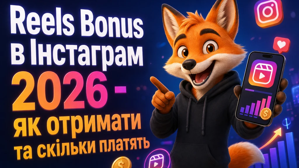 Reels Bonus в Інстаграм 2026 - як отримати та скільки платять