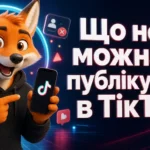Що не можна публікувати в ТікТок