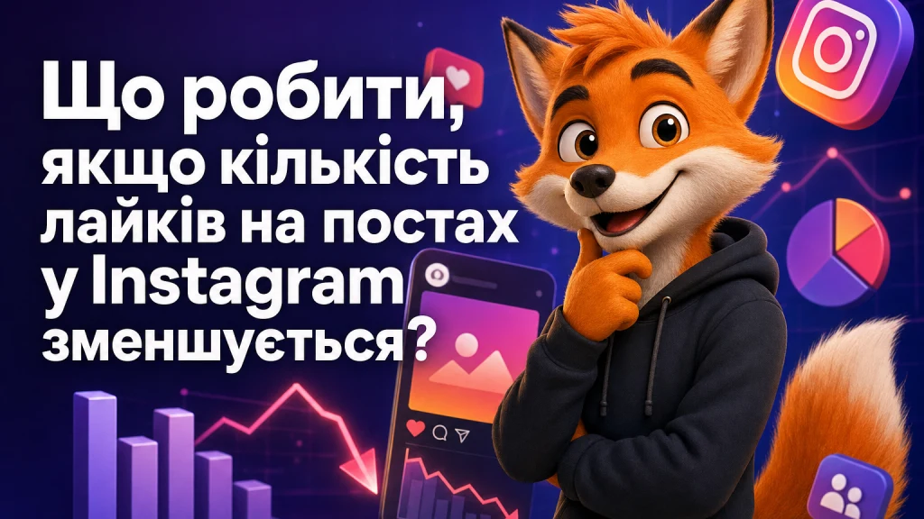 Що робити, якщо кількість лайків на постах у Instagram зменшується?