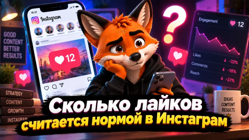 Сколько лайков считается нормой в Инстаграм