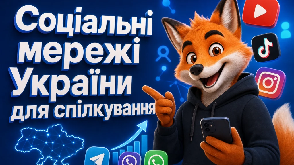 Соціальні мережі України для спілкування