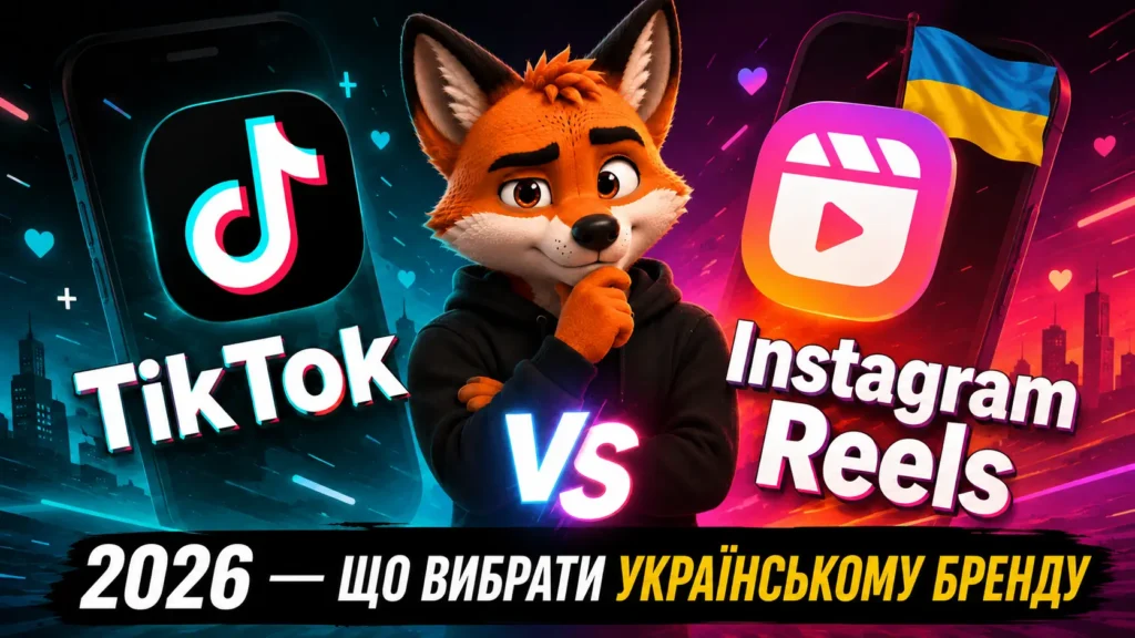 ТікТок vs Інстаграм Reels 2026 - що обрати українському бренду