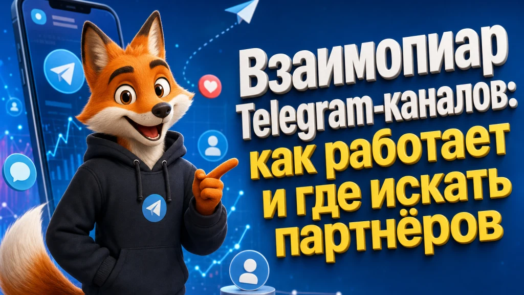 Взаимопиар Telegram-каналов: как работает и где искать партнёров