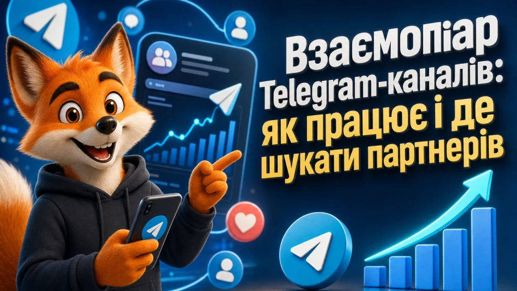 Взаємопіар Telegram-каналів: як працює і де шукати партнерів