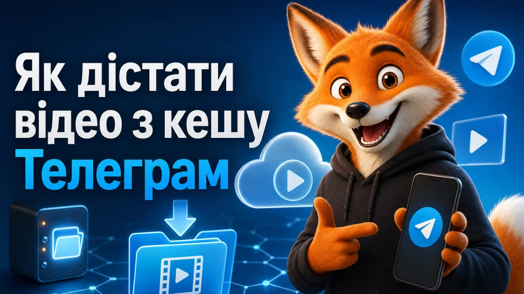 Як дістати відео з кешу Телеграм