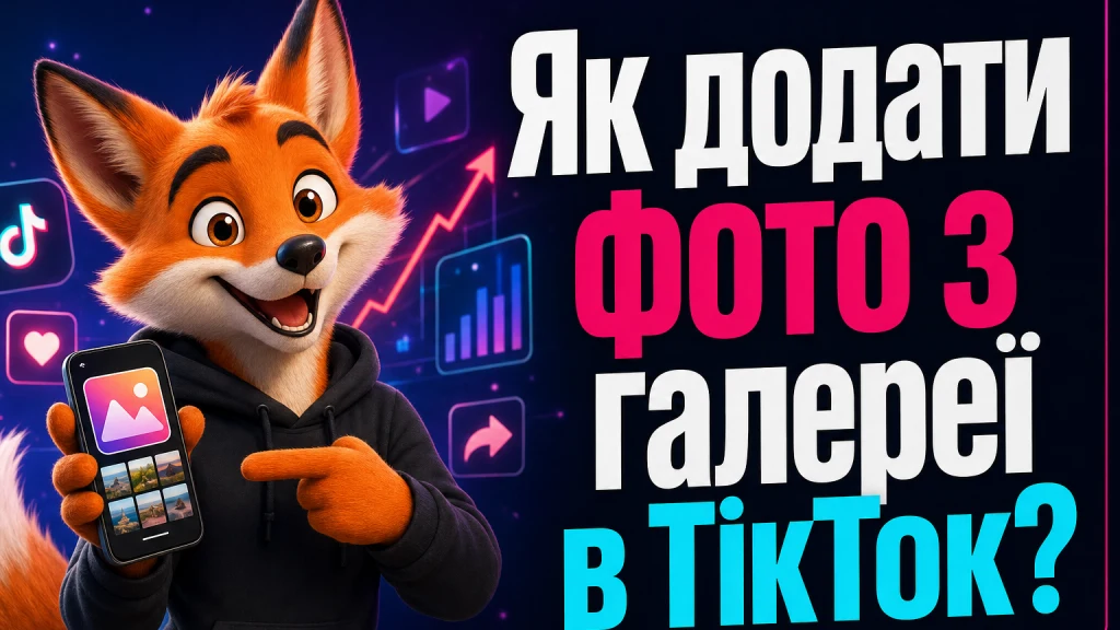 Як додати фото з галереї в ТікТок?