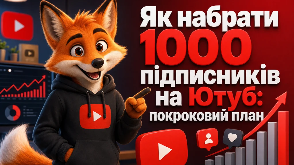 Як набрати 1000 підписників на Ютуб: покроковий план