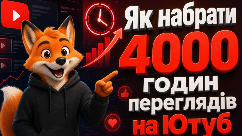 Як набрати 4000 годин переглядів на Ютуб