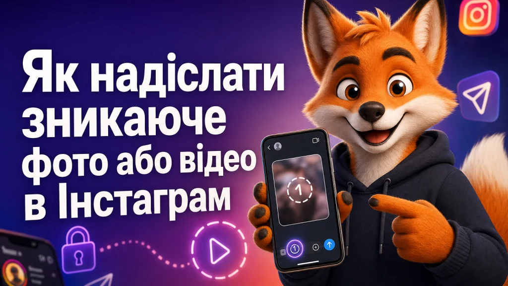 Як надіслати зникаюче фото або відео в Інстаграм
