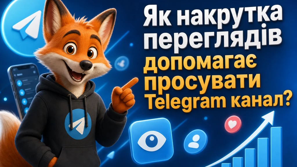 Як накрутка переглядів допомагає просувати Telegram канал?