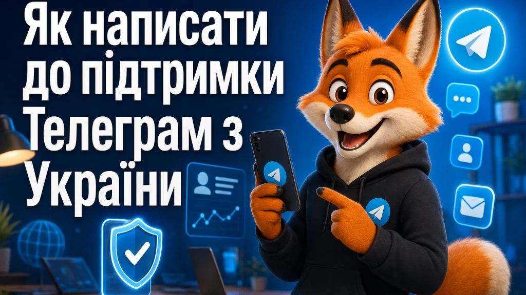 Як написати до підтримки Телеграм з України
