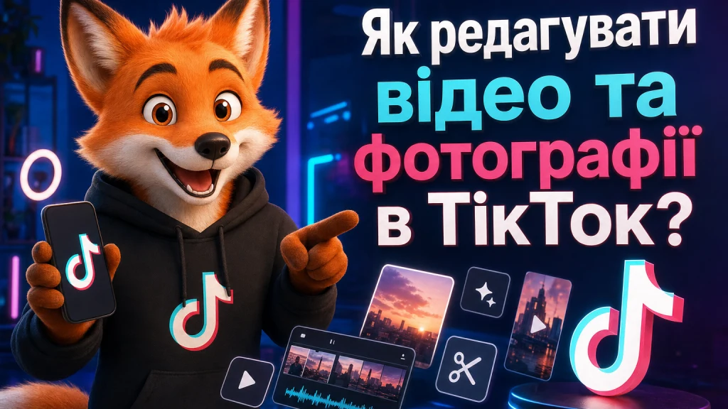 Як редагувати відео та фотографії в ТікТок?
