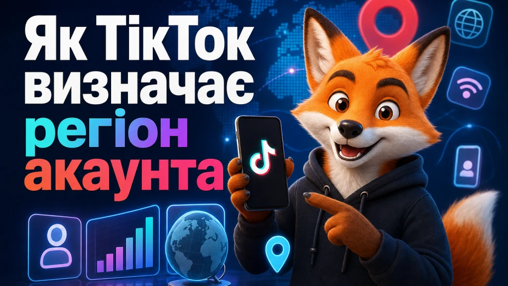 Як ТікТок визначає регіон акаунта