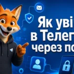 Як увійти в Телеграм через пошту