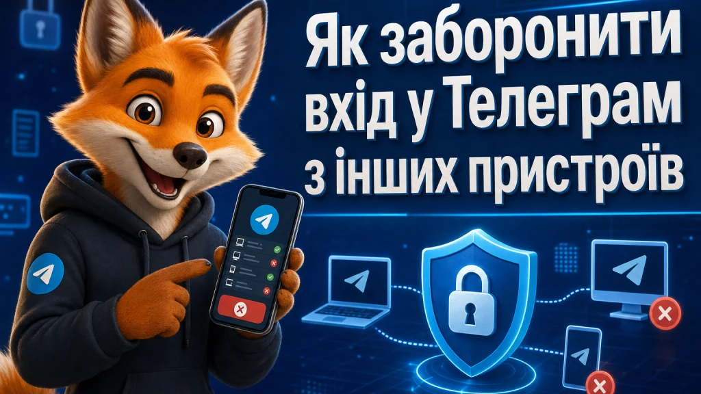 Як заборонити вхід у Телеграм з інших пристроїв