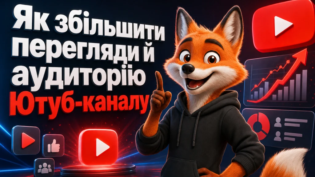 Як збільшити перегляди й аудиторію Ютуб-каналу