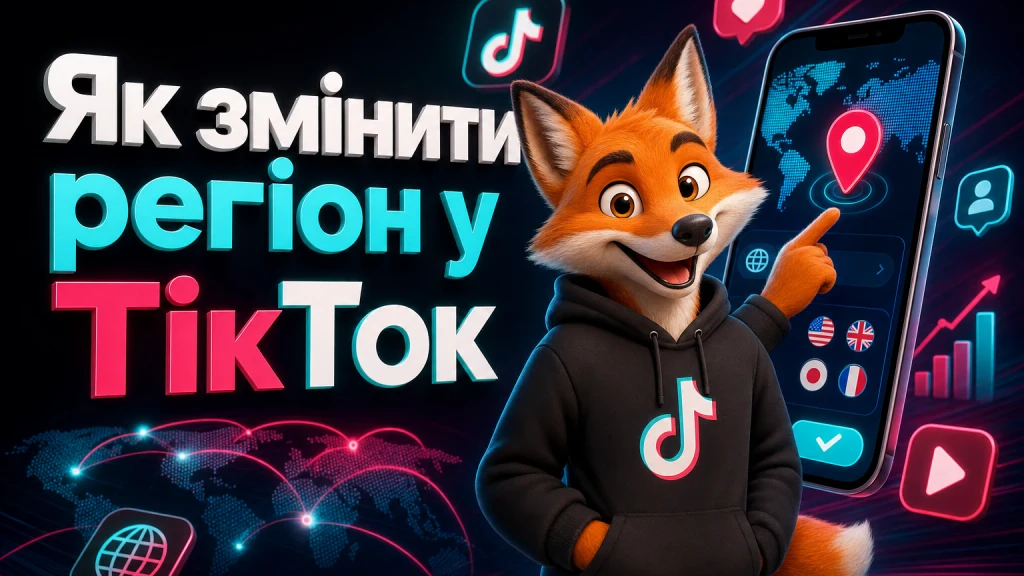 Як змінити регіон у ТікТок