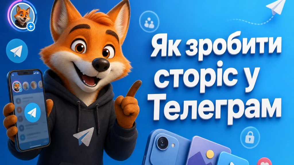 Як зробити сторіс у Телеграм