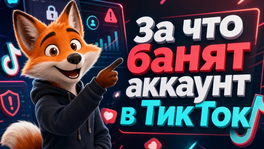 За что банят аккаунт в ТикТок