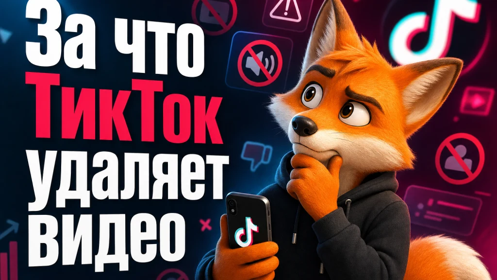 За что ТикТок удаляет видео