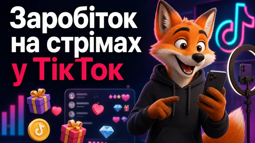 Заробіток на стрімах у ТікТок