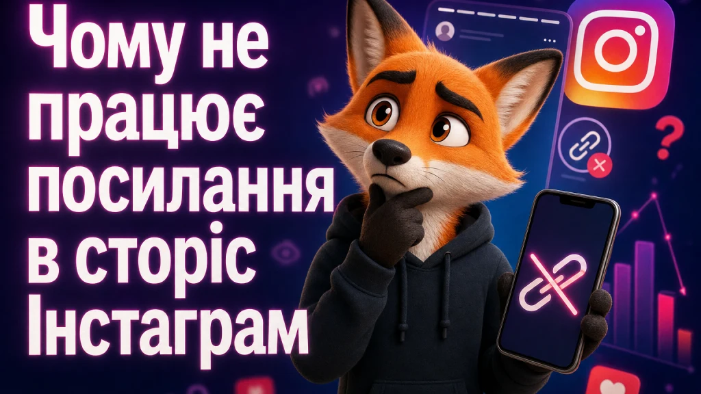 Чому не працює посилання в сторіс Інстаграм