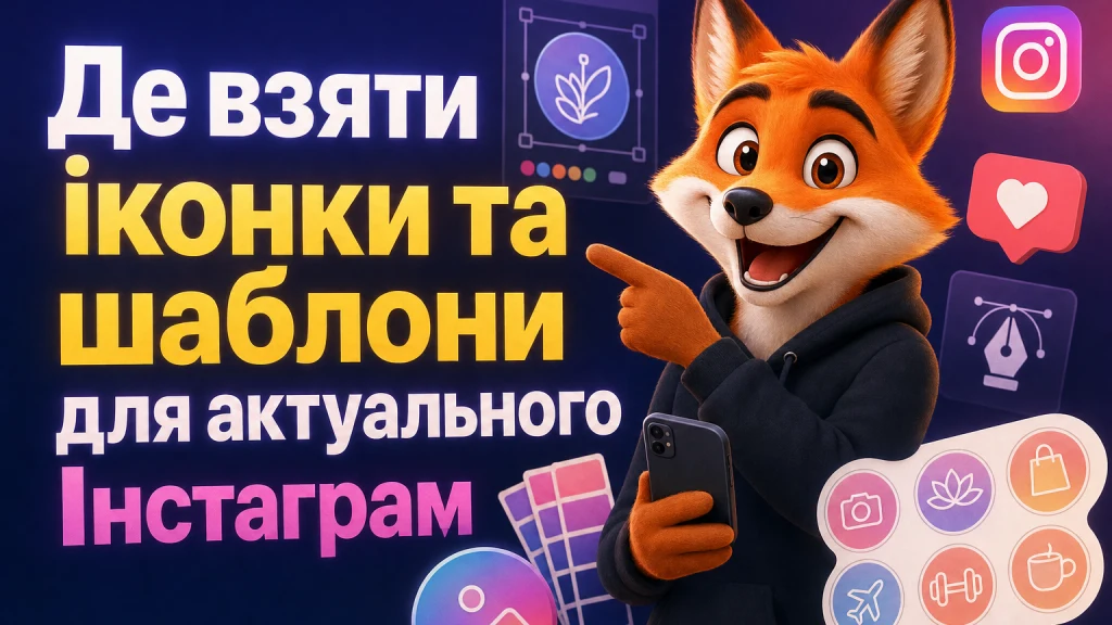 Де взяти іконки та шаблони для актуального Інстаграм