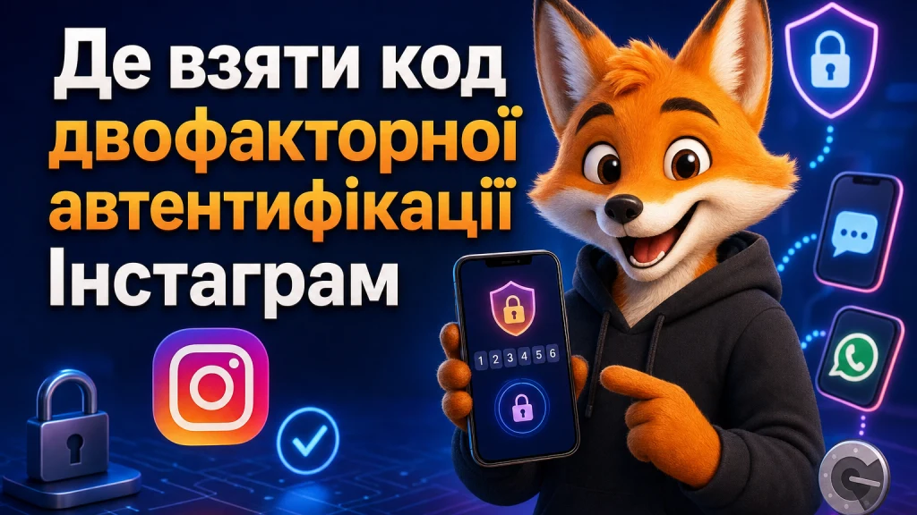 Де взяти код двофакторної автентифікації Інстаграм