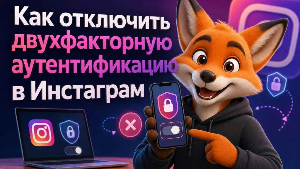 Как отключить двухфакторную аутентификацию в Инстаграм