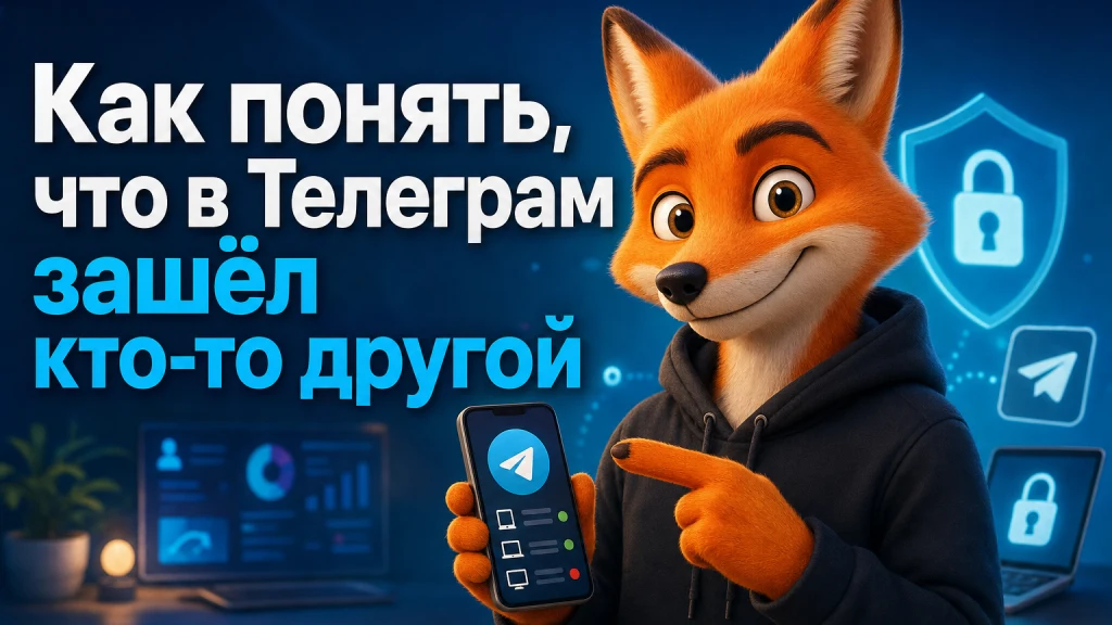 Как понять, что в Телеграм зашёл кто-то другой