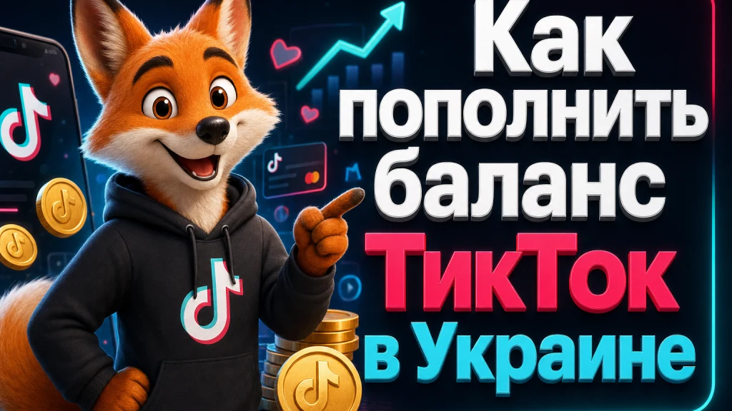 Как пополнить баланс ТикТок в Украине