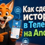 Как сделать историю в Телеграм на Android