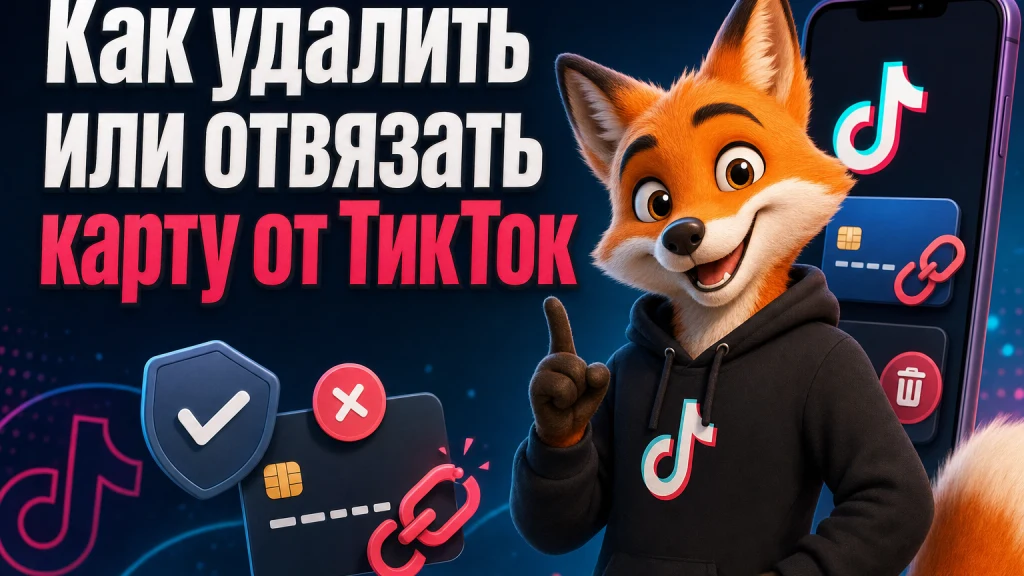 Как удалить или отвязать карту от ТикТок