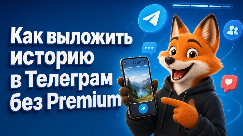 Как выложить историю в Телеграм без Premium