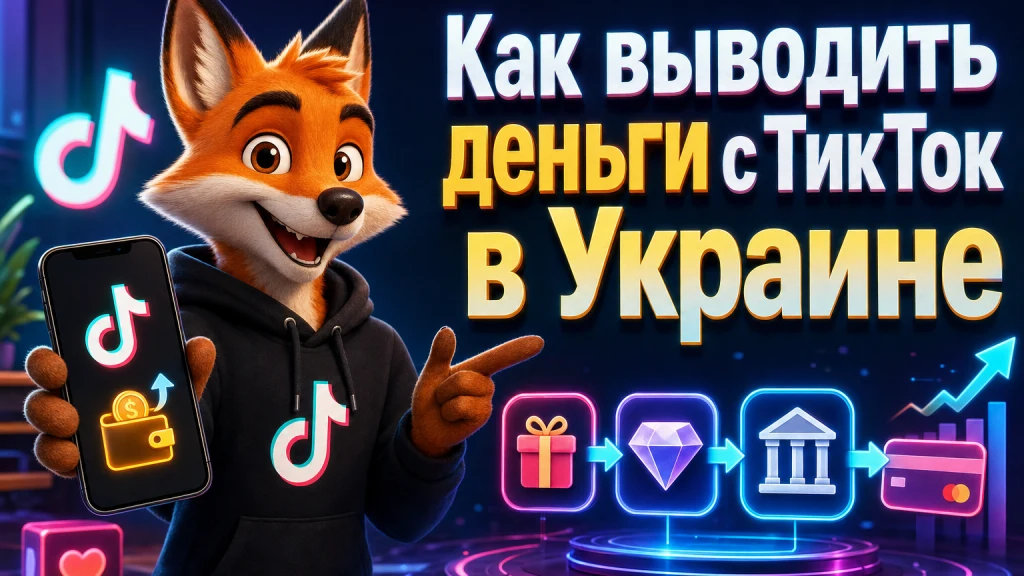 Как выводить деньги с ТикТок в Украине