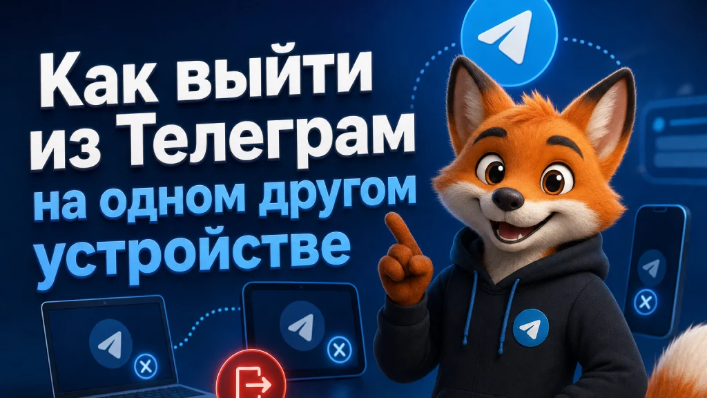 Как выйти из Телеграм на одном другом устройстве