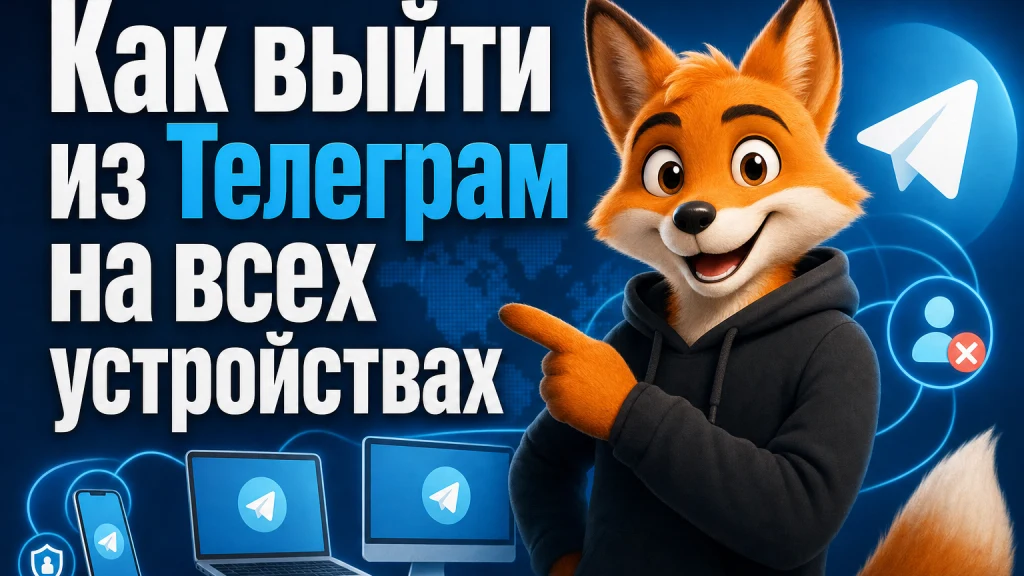 Как выйти из Телеграм на всех устройствах
