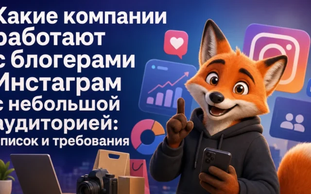 Какие компании работают с блогерами Инстаграм с небольшой аудиторией: список и требования