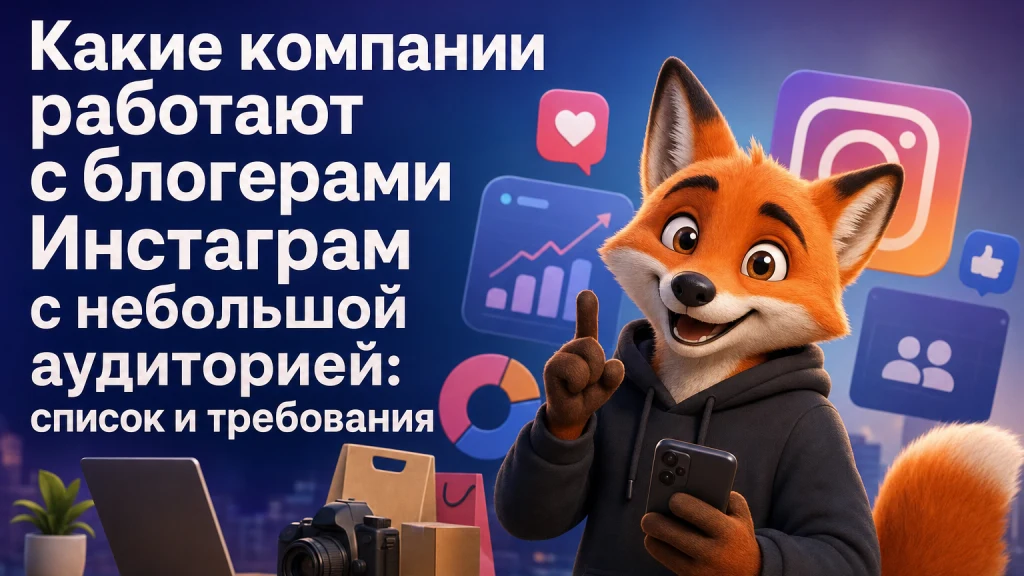 Какие компании работают с блогерами Инстаграм с небольшой аудиторией: список и требования