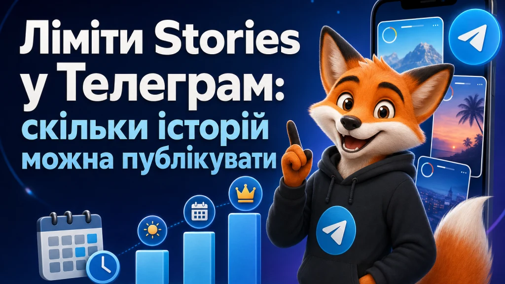 Ліміти Stories у Телеграм: скільки історій можна публікувати