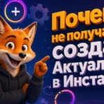 Почему не получается создать Актуальное в Инстаграм