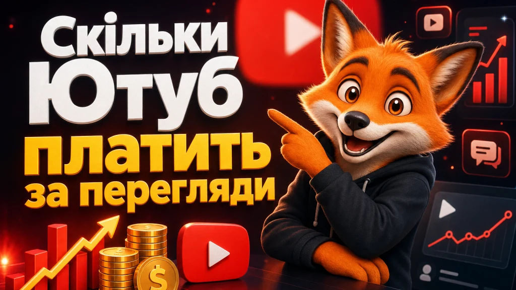 Скільки Ютуб платить за перегляди