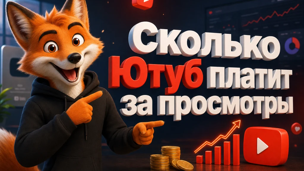 Сколько Ютуб платит за просмотры