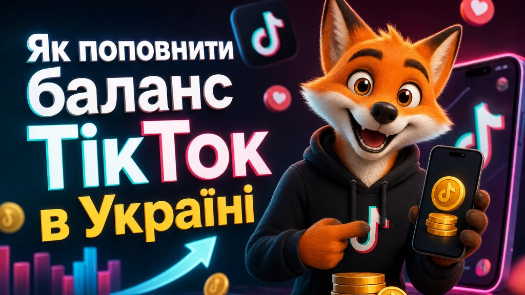 Як поповнити баланс ТікТок в Україні