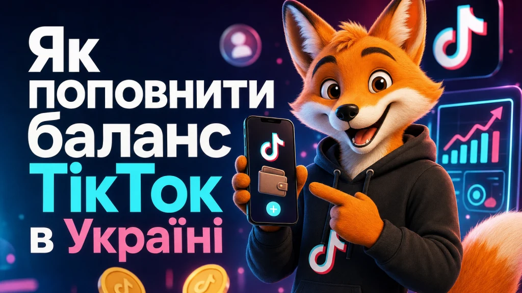 Як поповнити баланс ТікТок в Україні