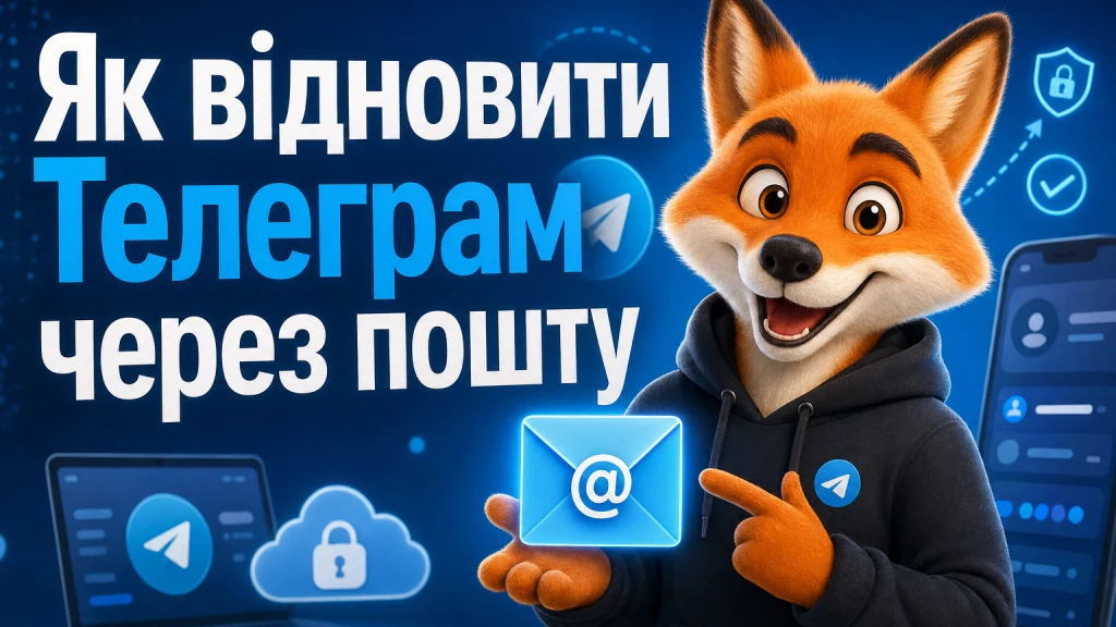 Як відновити Телеграм через пошту