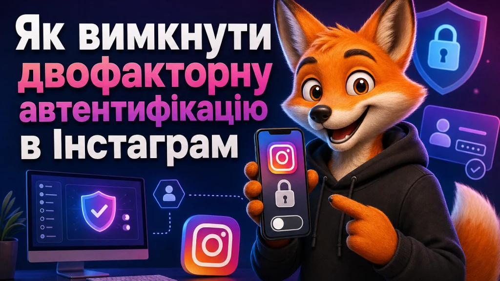 Як вимкнути двофакторну автентифікацію в Інстаграм