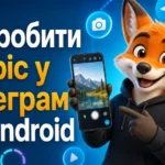 Як зробити сторіс у Телеграм на Android