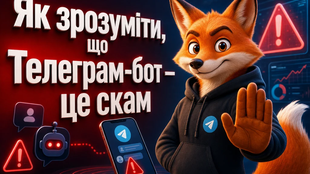 Як зрозуміти, що Телеграм-бот — це скам
